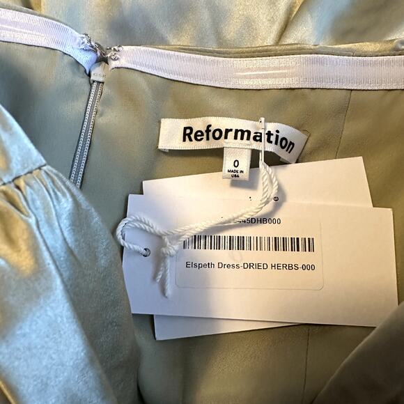 Reformation Elspeth Dress Dried Herbs - Picture 11 of 12